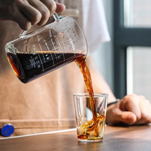 MHW-3BOMBER 커피서버 비커형 360ml 커피 핸드 드립 서버 내열유리