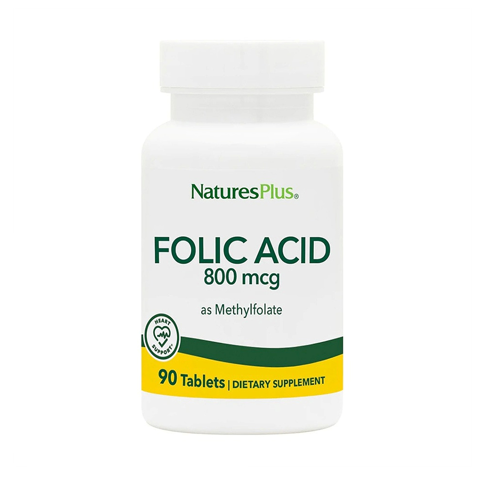 네이쳐스플러스 메틸 <b>엽산</b> 800mcg 타블렛90정 X 1통 Methylfolate