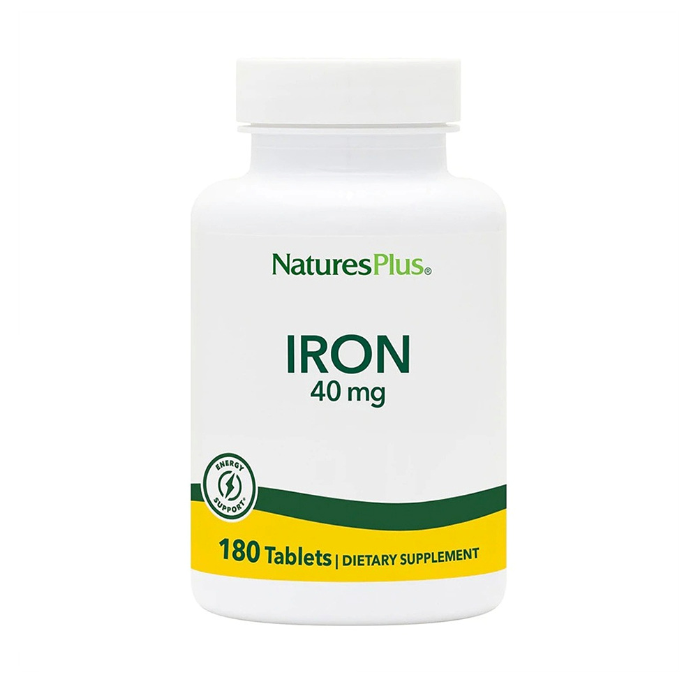 네이쳐스플러스 <b>아이언</b> 철분 <b>40mg</b> 타블렛180정 X 1통 <b>Iron</b>