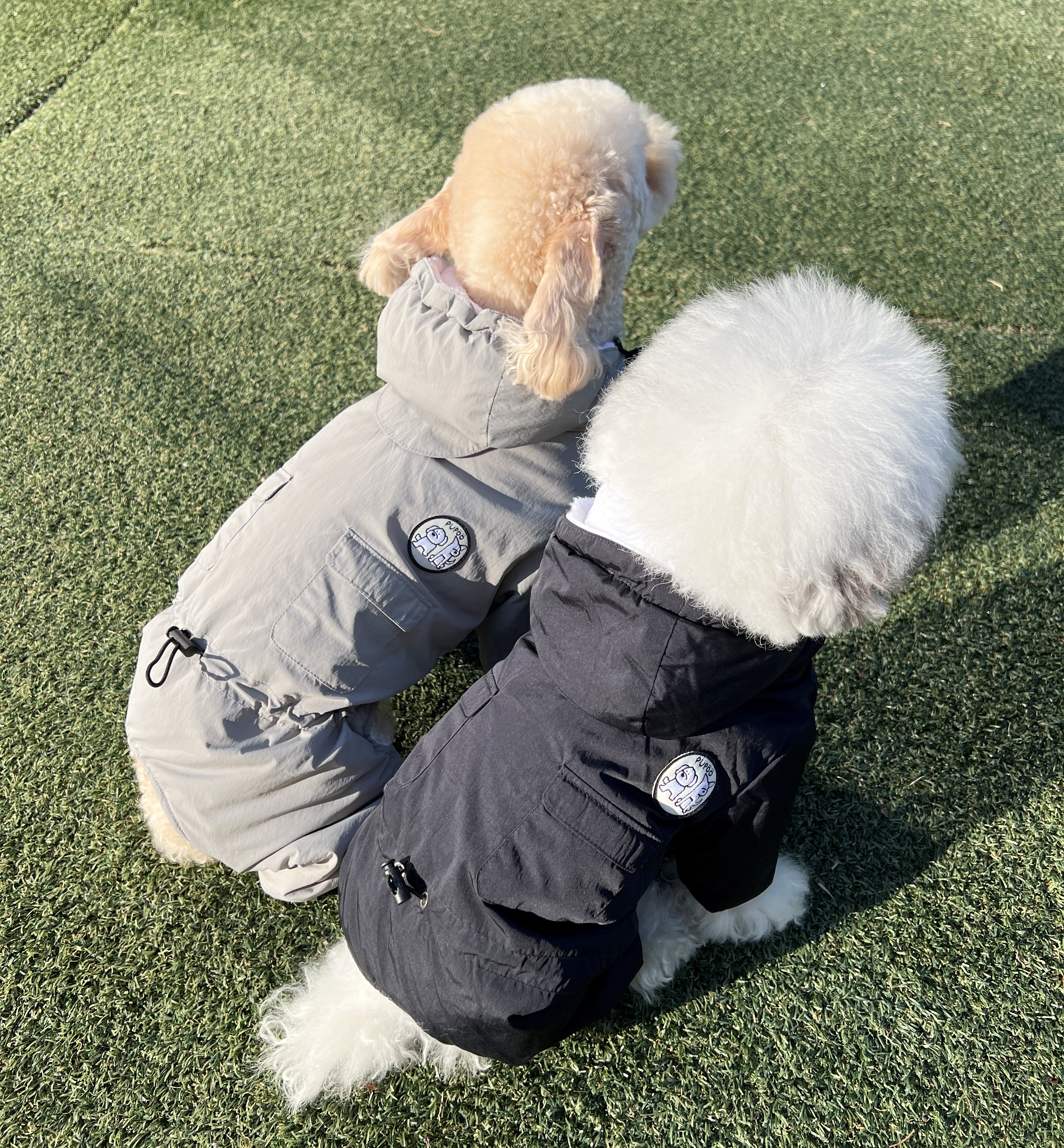 강아지 패딩 올인원 PUPOO 우주 패딩 겨울옷