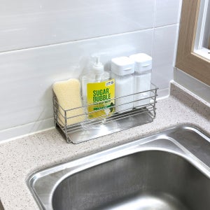 스테인리스 싱크대 수세미 물빠짐 주방 세제 키친 렉 걸이 거치대 받침대