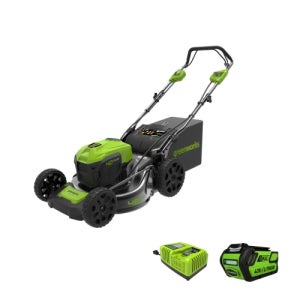 그린웍스 G-MAX 40V 46cm 듀얼 충전식 제초기 수동(5Ah 배터리1+충전기1)