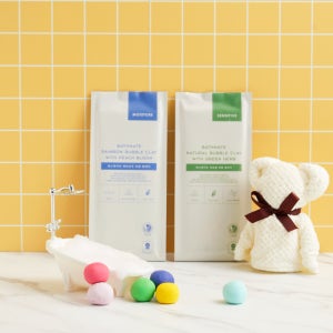 BATHMATE 배스메이트 비건 클레이 거품 입욕제 20g 목욕 유아 아기 천연 입욕제