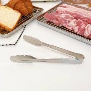 리빙안 스테인레스 주방집게 샐러드 파스타 고기집게 베이커리 카페 빵집게 B1 소