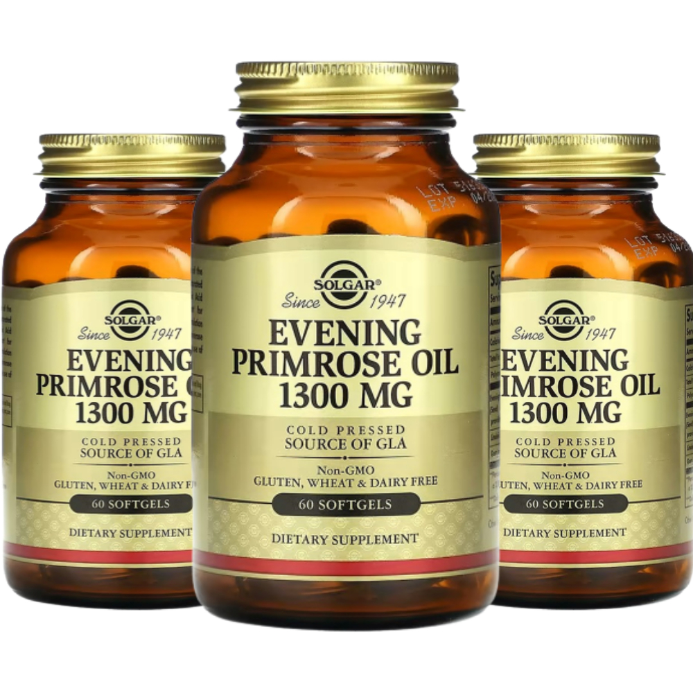 솔가 달맞이꽃종자유 <b>이브닝 프림로즈 오일 1300mg</b> 60정 소프트젤 X 3통세트