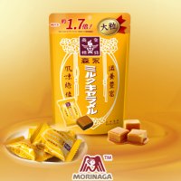 모리나가 밀크 카라멜 132g 2종 일본 간식 우유 녹차 팥 추억의과자