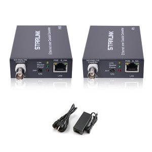 SL-IP302POC 스타링크 UTP동축변환컨버터 IP카메라 POE전송 아답터 포함