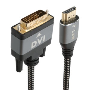 4K DVI to HDMI케이블 2M PC 모니터 선 VGA카드 듀얼 멀티 영상 분배기 셀렉터기 연결
