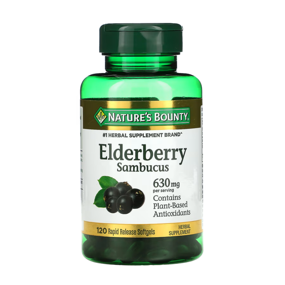 네이쳐스바운티 <b>엘더베리 삼부커스 210mg</b> 120정