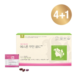 아름다운피부 여성스러운모습 관리가되는 에스론우먼골드4+1(5세트), 갱년기 여드름관리