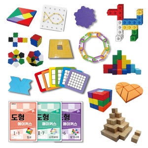 유치 초등수학 문제해결 사고력 놀이 큐브레인 도형메이커스
