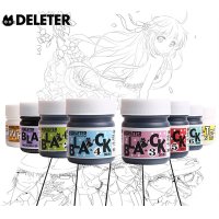 그림용품 일본 Deleter 시리즈 30ml 검정 잉크/만화 잉크/방수 잉크 하이라이트 수정 유체 페인팅 학용품 미술 용품