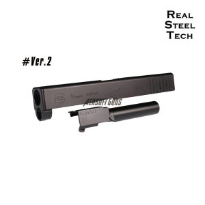 리얼스틸테크 마루이 글록19 젠4 알루 메탈 슬라이드 버전2 RST GLOCK19 Gen4 7075 T6 Aluminum Silde Ver.2 타각 각인 무빙 익스트랙터