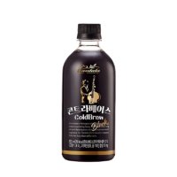 롯데칠성음료 칸타타 콘트라베이스 콜드브루 블랙 500ml