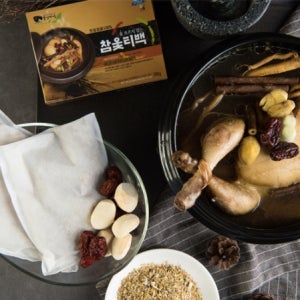 삼복 옻닭 티백 보양식 옻이 오르지않는 옻닭 만들기 참옻티백