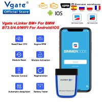 자동차 스캐너 ODB obd2 vgate vlinker bm elm327 for bmw