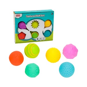 베이비 소프트공 6P 리틀히어로 오감 발달 유아 장난감