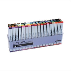 코픽 스케치마카세트 72색