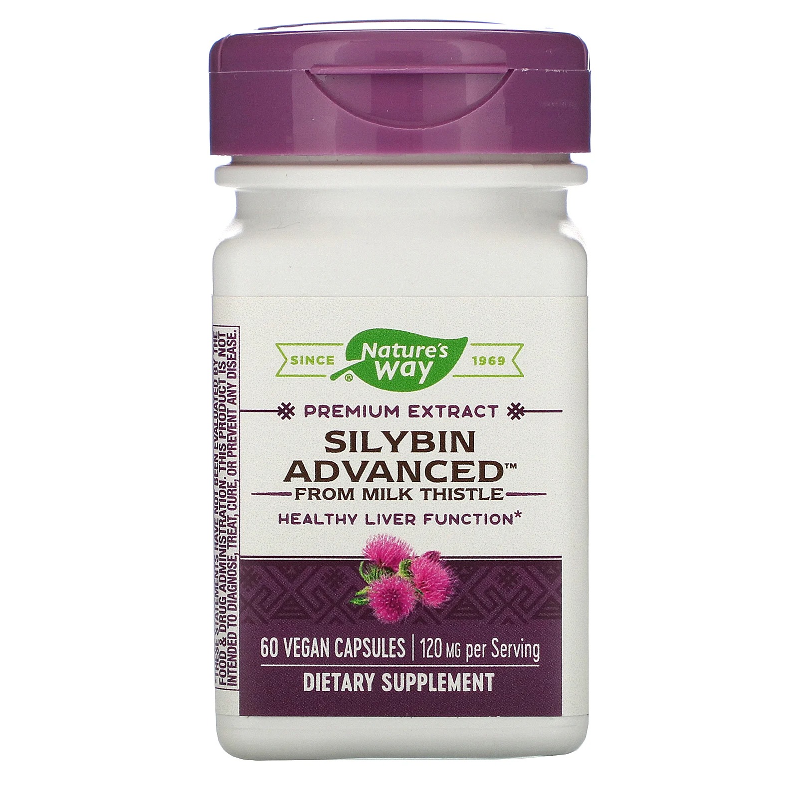 네이쳐스웨이 <b>밀크씨슬</b> 실리마린 <b>120mg</b> 60캡슐