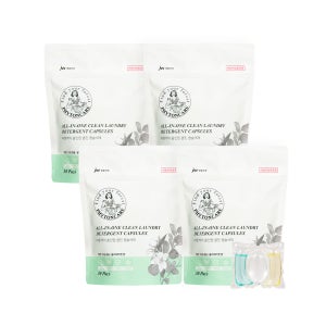 JW생활건강 피톤케어 올인원 클린 캡슐세제 신생아 유아용 드럼 일반용 30개입, 4개