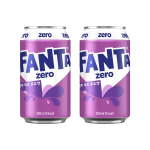 환타 포도 제로 CAN 350ml 24개
