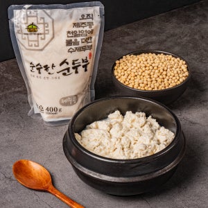 오직 제주콩으로만든 수제 순두부 400g