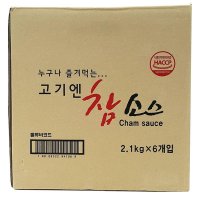 고기엔참소스 2.1KG/㈜우리식품 BOX(6)