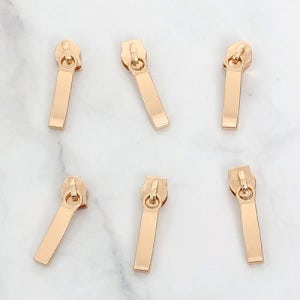 6개 5호홈패션용롤지퍼슬라이더 골드 (83-414)