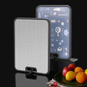 메이브 스텐 양면 위생 도마 칼갈이 도마거치대 포함