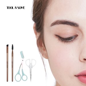 툴앤썸 브로우 마스터 키트 (아이브로우 브러시, 스크류 브러시, 미용가위, 숱가위 구성)