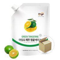 아임요 제주 청귤베이스(리플잼) 1kg 1박스(12개)