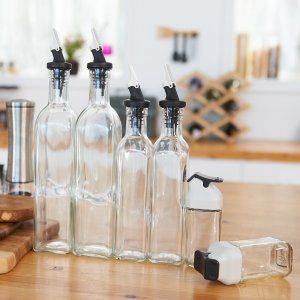 시노글라스 오일병 500ml 2P+양념통 80ml 2P
