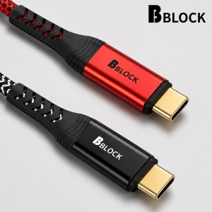 비블럭 C TO C PD 100W GEN2 미러링 초고속충전 케이블 1.2m