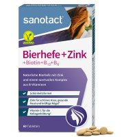 자노탁트 비어헤페 독일 맥주효모 sanotact +아연 60정