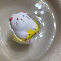물에 뜨는 도자기 고양이장난감 둥둥튜브뚱냥(얼굴이큼)