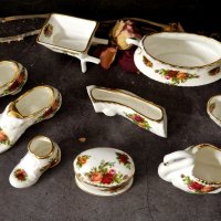 영국앤틱 로얄 알버트 Royal Albert Old Country Rose 황실장미 미니어쳐세트