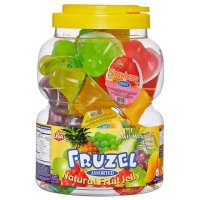 프루젤 모듬 천연 과일 주스 젤리 컵 Fruzel Natural Fruit Jelly Assorted 1.45kg