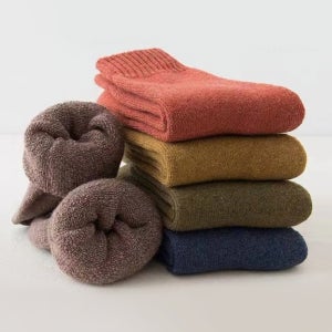 남자기모양말 두툼한양말 남자긴목 방한 남성골지 양발