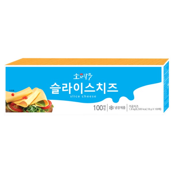 동원 소와나무 슬라이스 치즈 100매 1.8kg