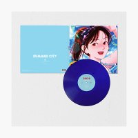 김아름 - SUMMER CITY (140g 블루 클리어 LP) - 포토카드 3종/여권 케이스 엽서 스티커 포함