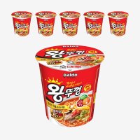 팔도 왕뚜껑 소컵 65g x 6개 한박스