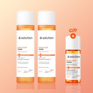 에이솔루션 아크네 클리어 어성초 토너 200ml, 2개