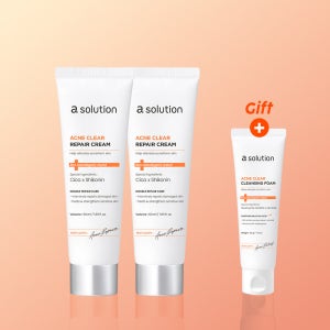 에이솔루션 아크네 클리어 리페어 크림 50ml, 2개