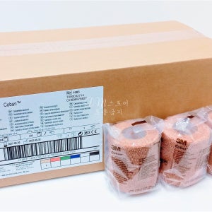 3M COBAN 코반 1584 4인치 자가점착 압박 탄력붕대 반창고 18개