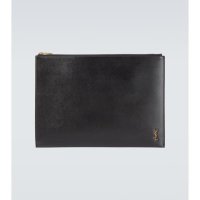 생로랑 남성 클러치 Zipped leather pouch P00579100