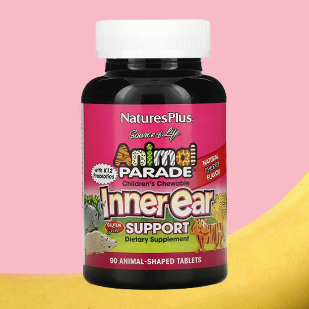 네이처스플러스 애니멀 퍼레이드 <b>이너 이어 서포트</b> 츄어블 90정 내이 체리 맛
