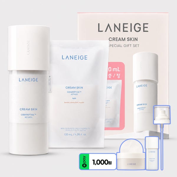 라네즈 크림스킨 기획 세트(본품 170ml+ 리필 130ml) /라네즈 베스트 촉촉보습토너