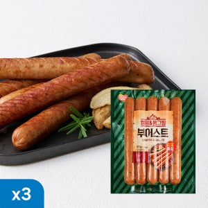 동원 캠핑 통그릴 통그릴부어스트 500g 3봉