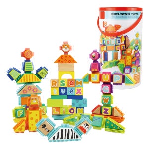 고슴도치블럭 동물원세트 탑브라이트 상상력 발달 아기 장난감