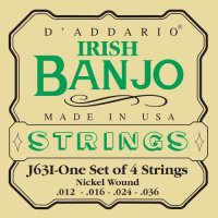 D’Addario 다다리오 J63i Irish Banjo Strings, 아일리쉬 밴조 4현 스트링